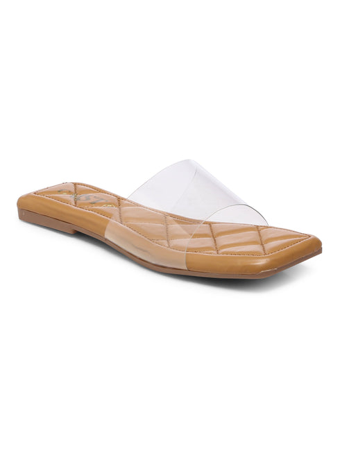 GNIST Clear Transparent Nude Flats
